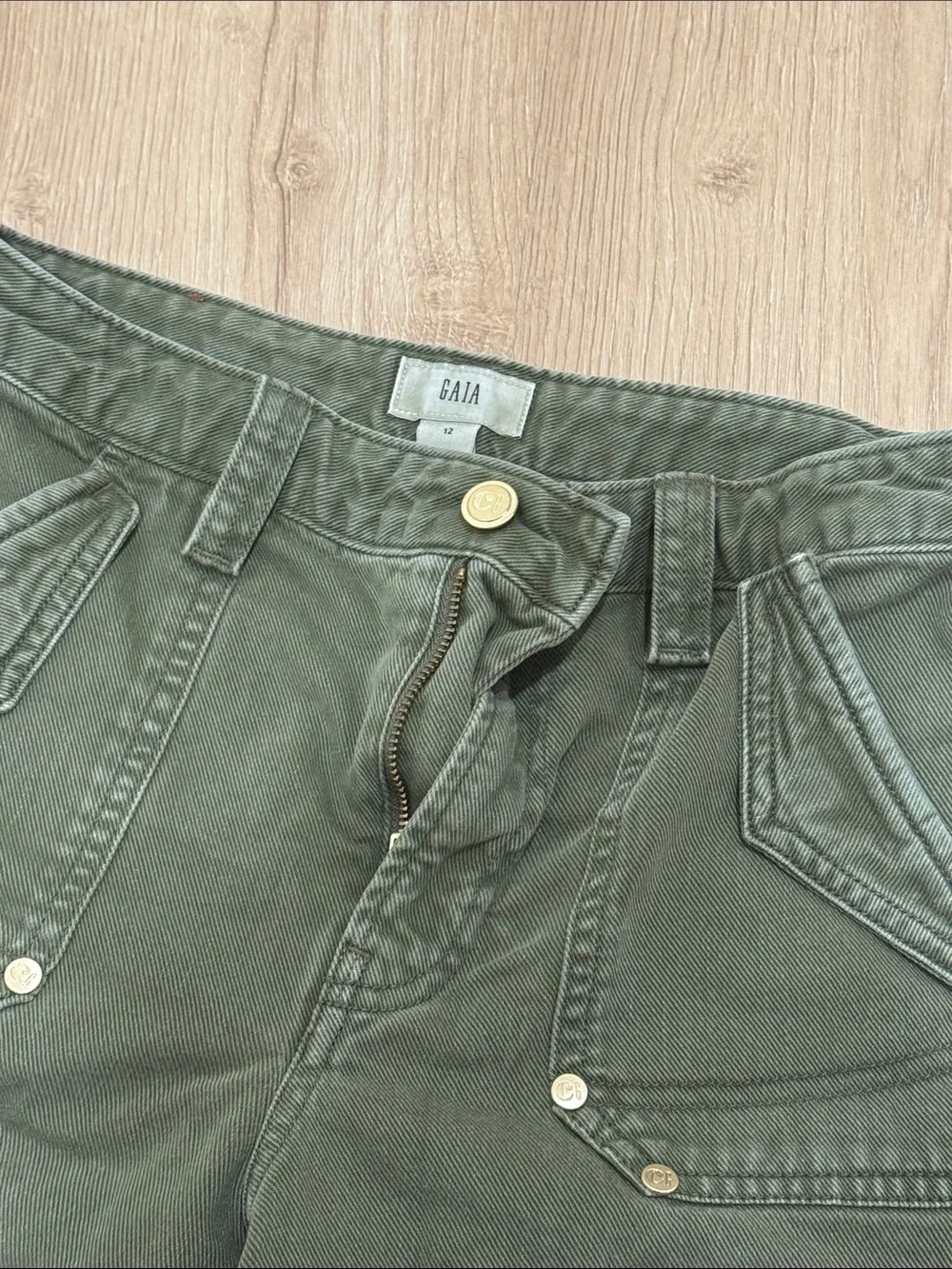 GAP Kids x cult gaia Olive Utility Cargo Pants